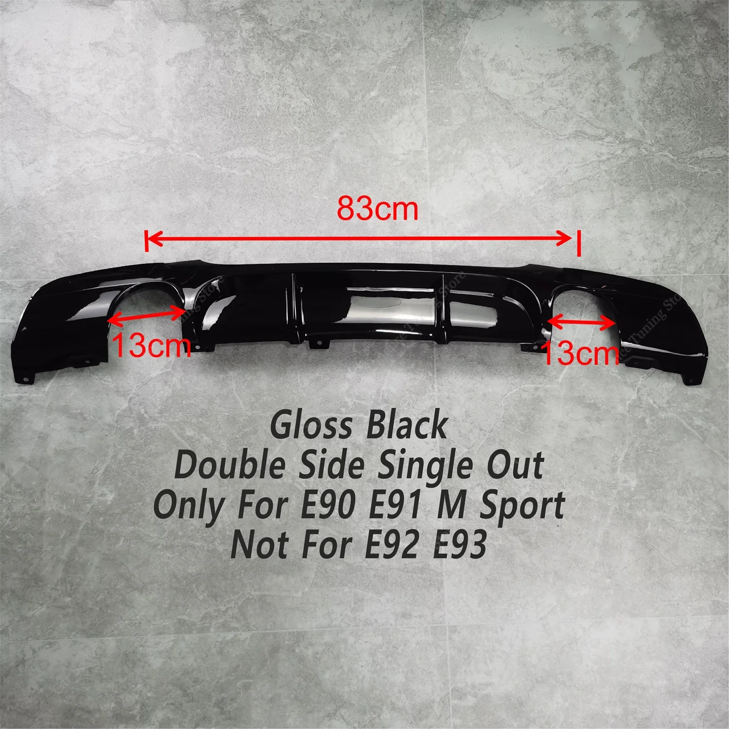 

Глянцевый черный задний диффузор в стиле MP для Bmw E90 E91 320i 320d 325d 330d 335i 2005-2012 4-дверный M Sport Rear Splitter Lip Bodykits