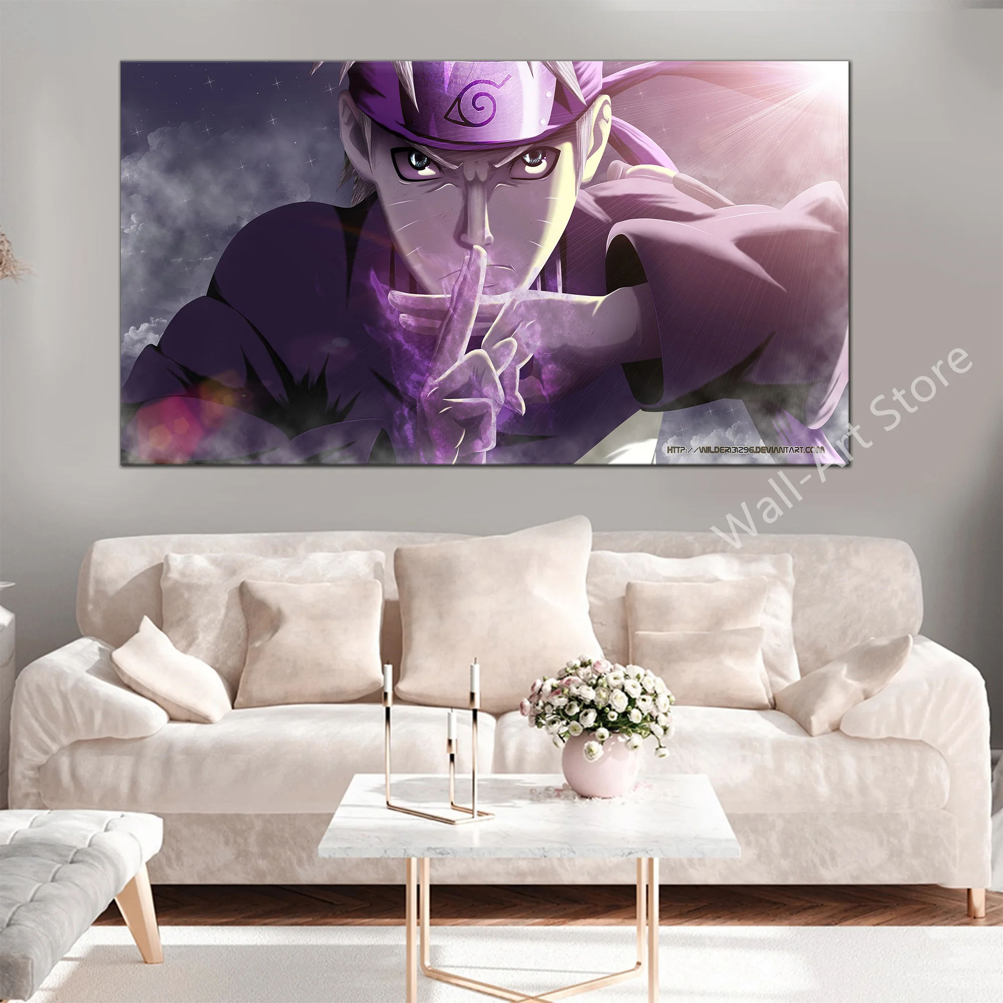 

Naruto 5 Pieces Modular Prints Canvas Painting Anime Poster Wall Art Hd Picture Modern For Living Room Home Decoration Cuadros