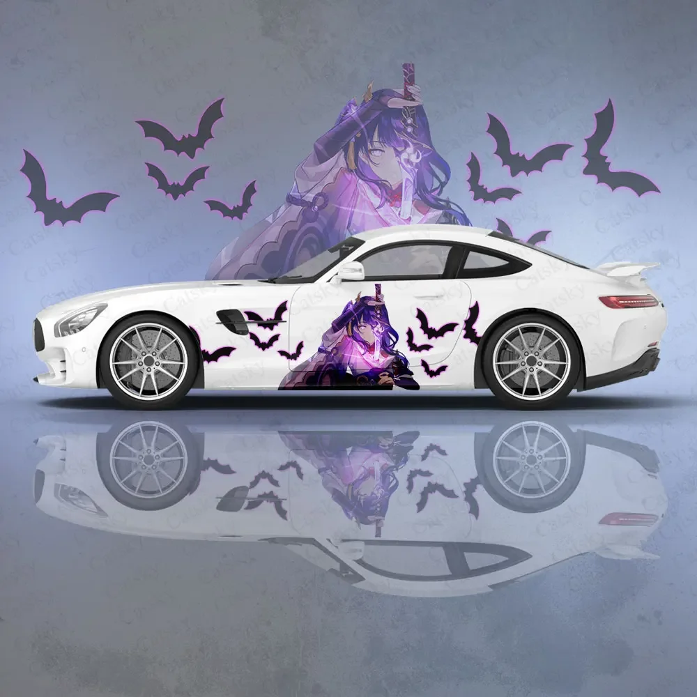 Raiden Shogun Genshin Impact Truck автомобильная наклейка на капот дверь кузов боковая