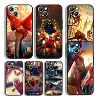 marvel spiderman 3 for apple iphone 13 12 11 mini 8 7 6s 6 xs xr x 5 5s se 2020 pro max plus black phone case capa