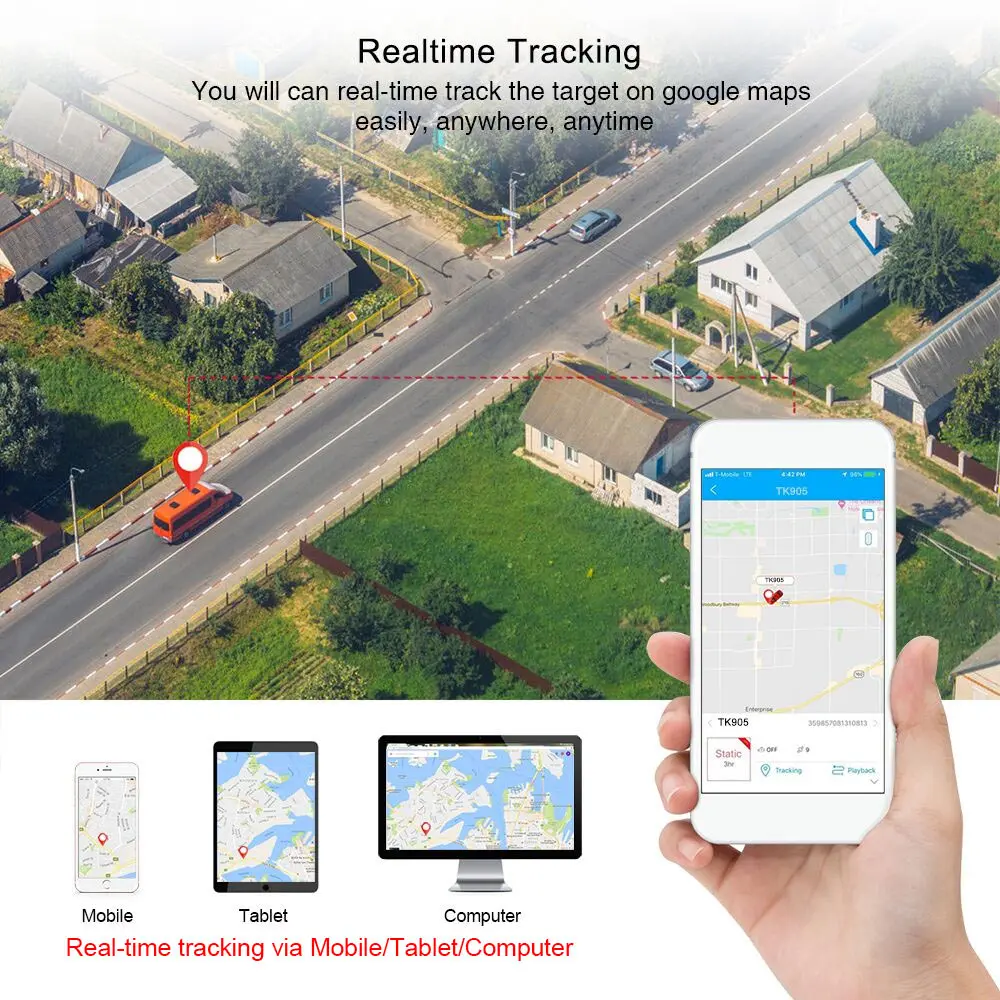 1 шт. автомобильный мини-GPS-трекер OBD2 |