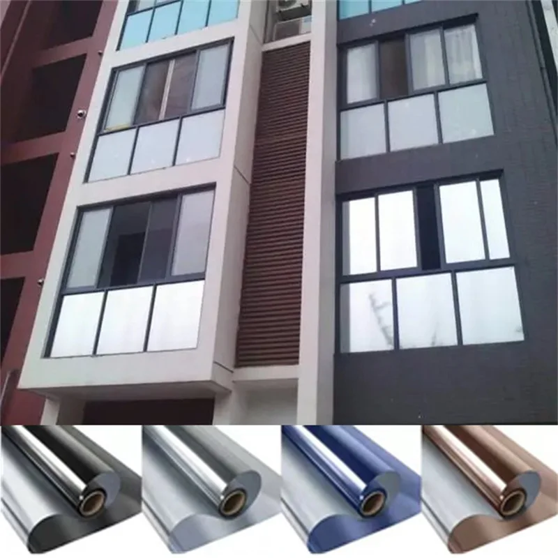 

Heat Blocking Film Window Stickers Insulfilm Glass Blackout for Window Sun Film Privacy Sticker Wall Mirror Window Film Privacy