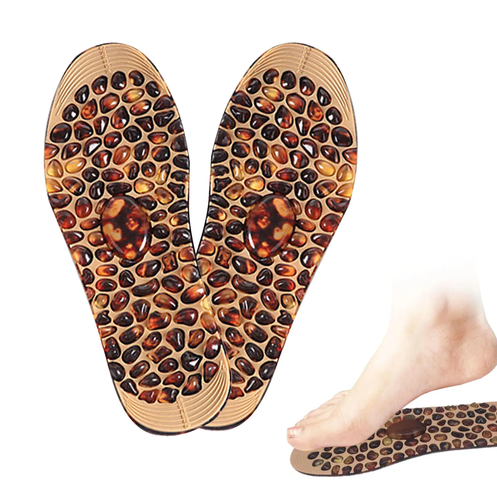 

Massage Insole Shoe Inserts For Women Mens Insoles Foot Massage Shoe-pad Foot Therapy Reflexology Ache Relief Shoe Insoles.