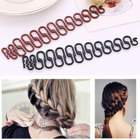 hair accessories holder clip wave hair styling tools magic donut bun maker hairpins ties twist elastic hair bands braid tools