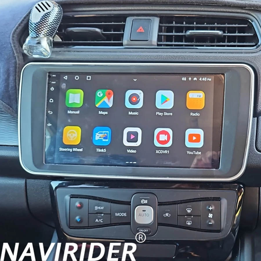 9 &quotдля Nissan Leaf 2018-2024 Android 14 зарядка мобильный держатель GPS мультимедийный стерео