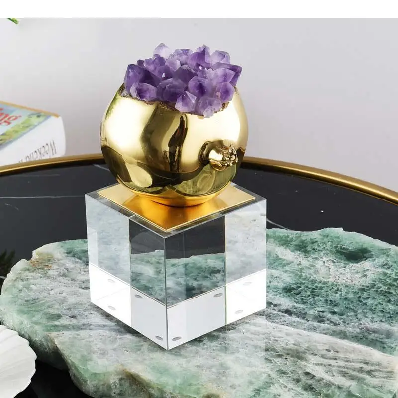 Креативность Гранат Аметист Искусство Хрустальная основа Украшения Абстрактные