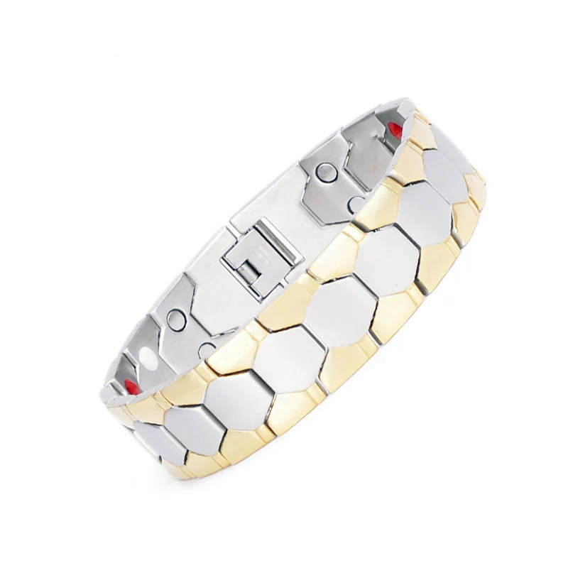 Мужской браслет 3 в 1 для здоровья артрита витой Магнитный изысканный мужской