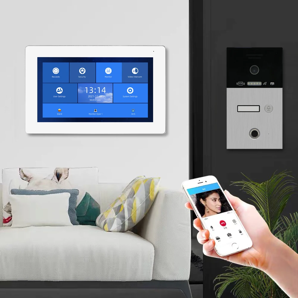 Беспроводная система видеодомофона Joytimer IP WIFI умный Домашний домофон с