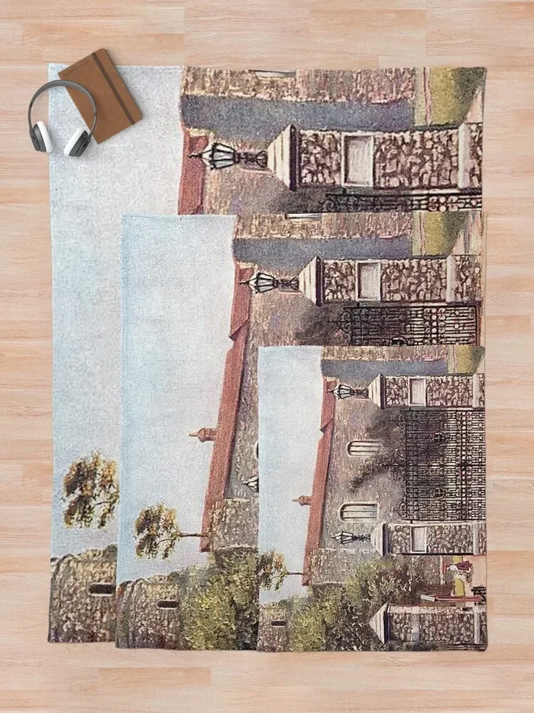 Одеяло с замком Colchester Essex Англия мягкие большие идеи для подарка на День святого