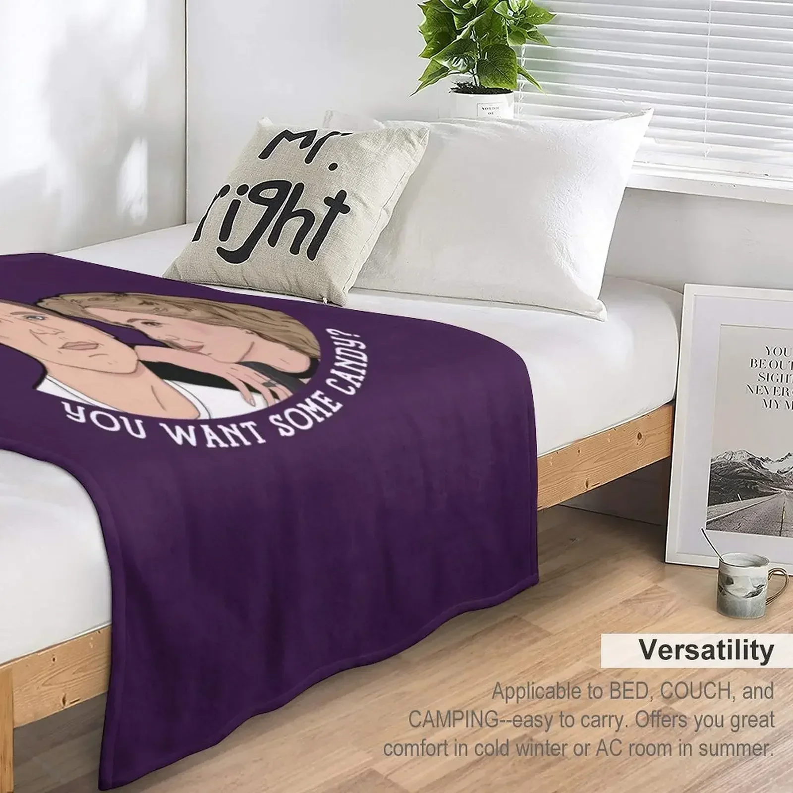 Пушистое одеяло Giles &amp Joyce Band Candy BTVS