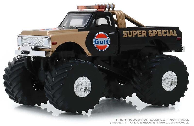 Модель автомобиля GREENLIGHT 1/43 1971 K-10 специальный пикап монстр-Трак из сплава топлива