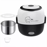 110v 220v mini rice cooker thermal heating electric lunch box portable food steamer cooking container meal lunch box easy usage