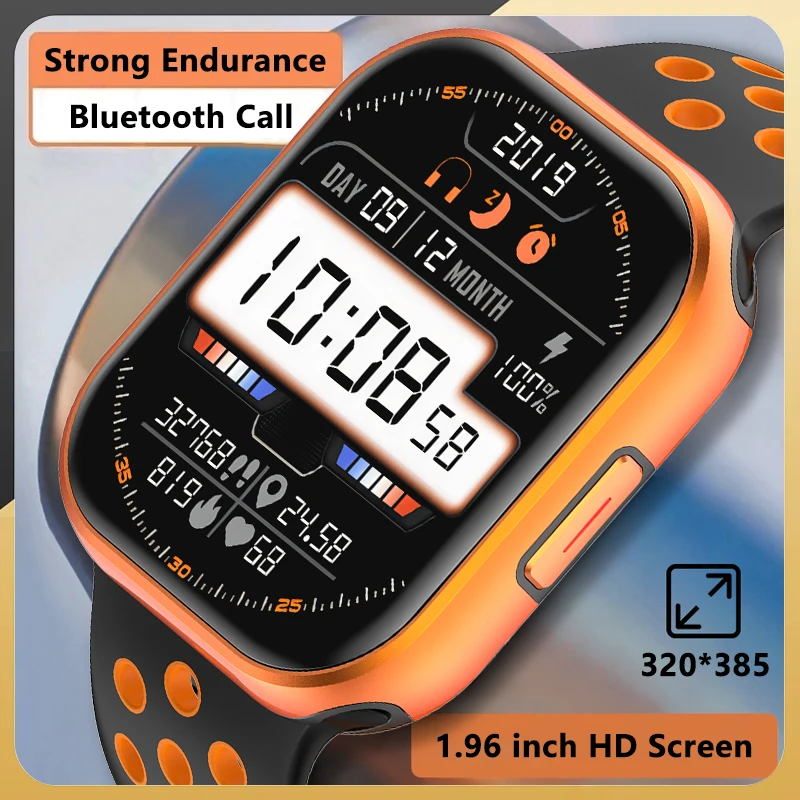 Смарт-часы Champion 1 96 дюйма Bluetooth-вызов спортивный голосовой помощник