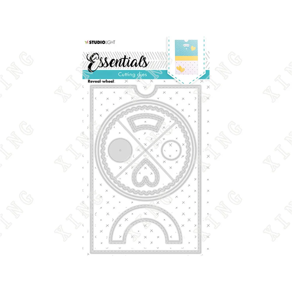 

2022 New Hot Sell Cut Die Reveal Wheel Metal Cutting Dies Maker Diy Scrapbook Paper Greeting Card Decoration Embossing Template