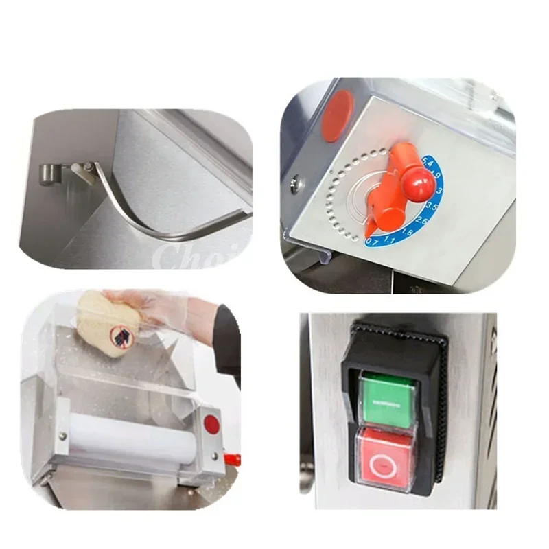 Kommerzielle множествоche электриische Tischplatte Pizza Teig Sheeter Maschine Rolling Roller Ma