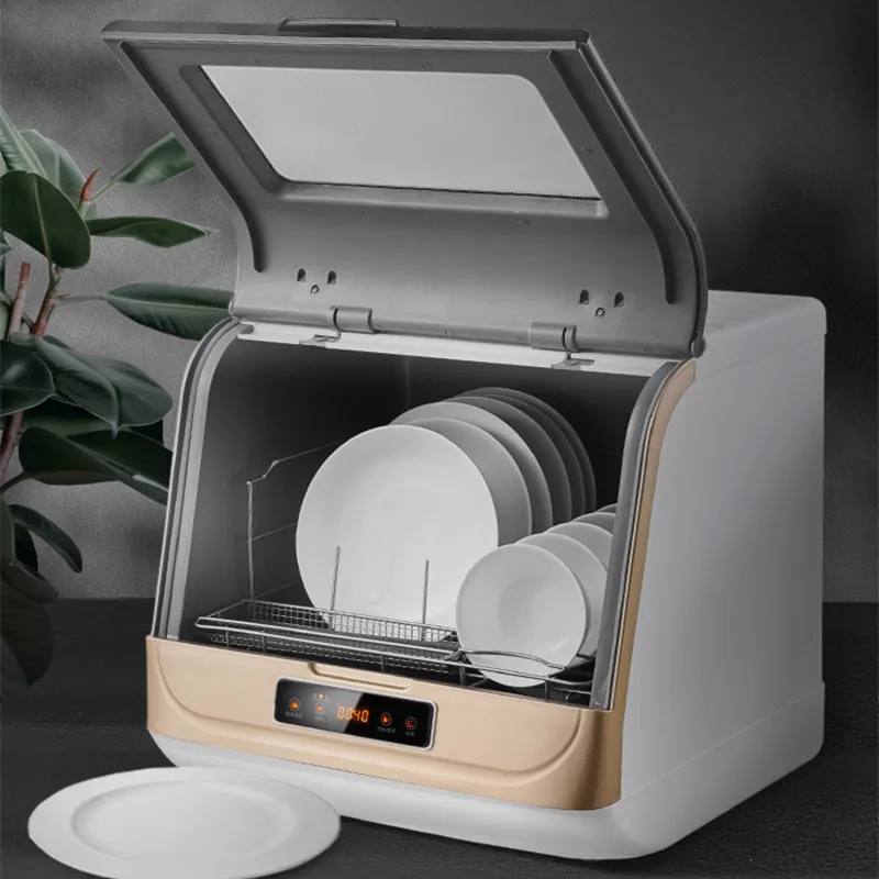 Dishwasher Intelligent Automatic Dishwasher Household Commercial Desktop No Installation of Small Air Drying Dishwasher