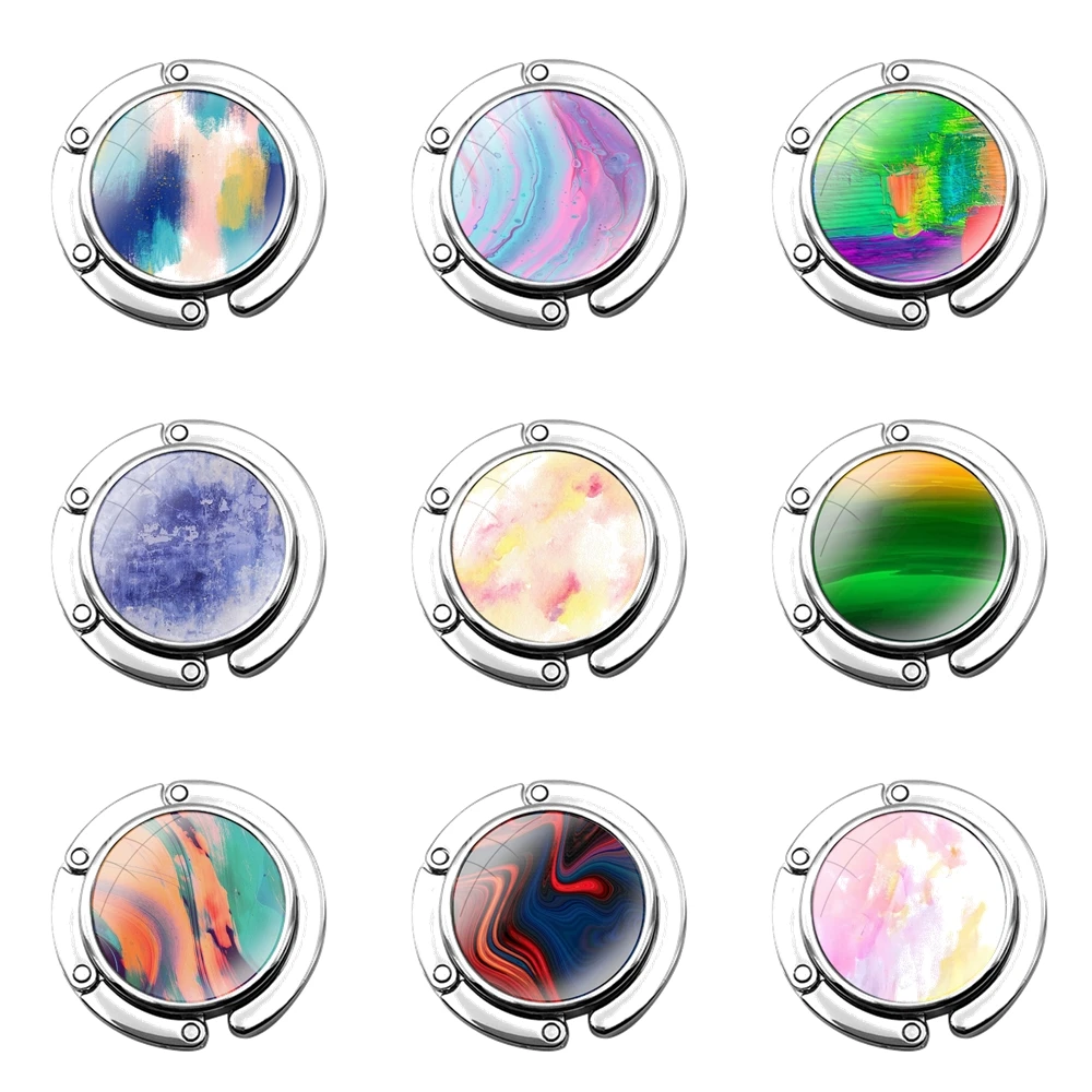 Складной крючок для кошелька хранения женской настольной сумки складной декор