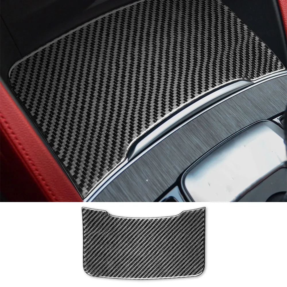 

for Alfa Romeo Stelvio 2016-2022 Car Storage Box Decoration Cover Trim Sticker Decal Carbon Fiber Car Interior Accessories