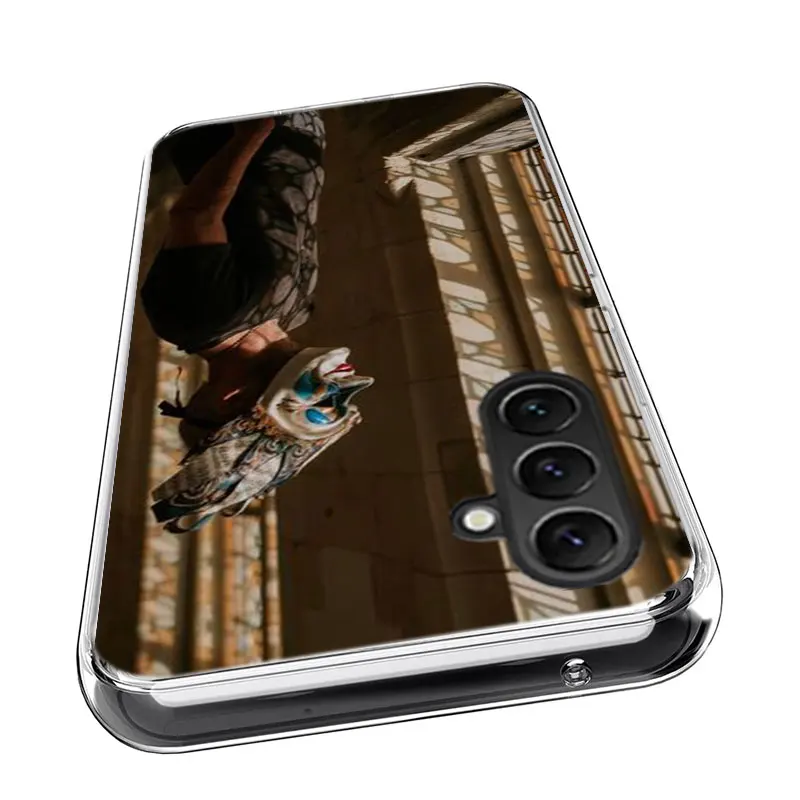 Прозрачный телефон DJ Boris Brejcha для Samsung Galaxy A52S A42 A32 A22 A12 A02S A70 A50 A40 A30 A20 A20E A71 A51 A41 A31 A10