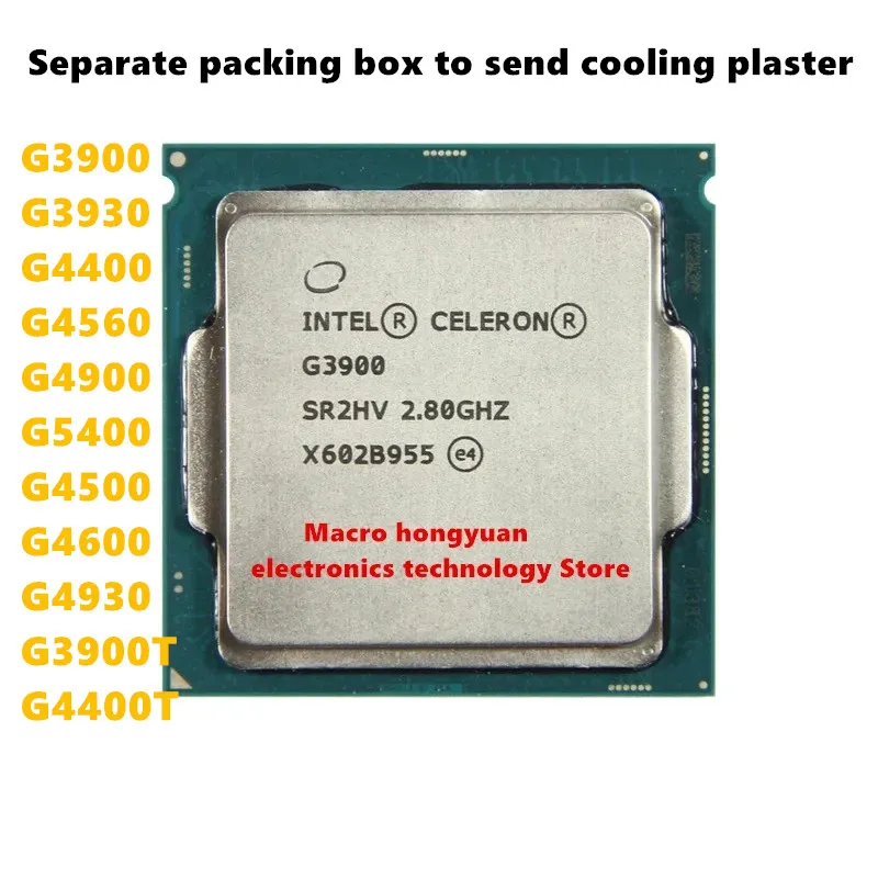 G3900T G3930T G4520 G4400 G4560 G5925 G4920 G4900T G5400 G4500 G4600 G4930 G4400T CPU illemmci SR2HV LGA 1151 tepsi