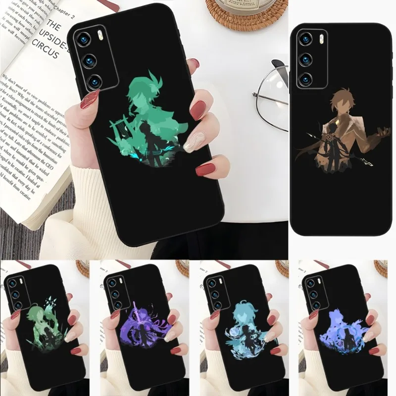 

Genshin Impact Phone Case For Huawei P50 P50Pro P40 P30 P20 P10 P9 Pro Plus P8 P7 Psmart Z 2022 2021 Nova 8 8I 8PRO 8SE Back