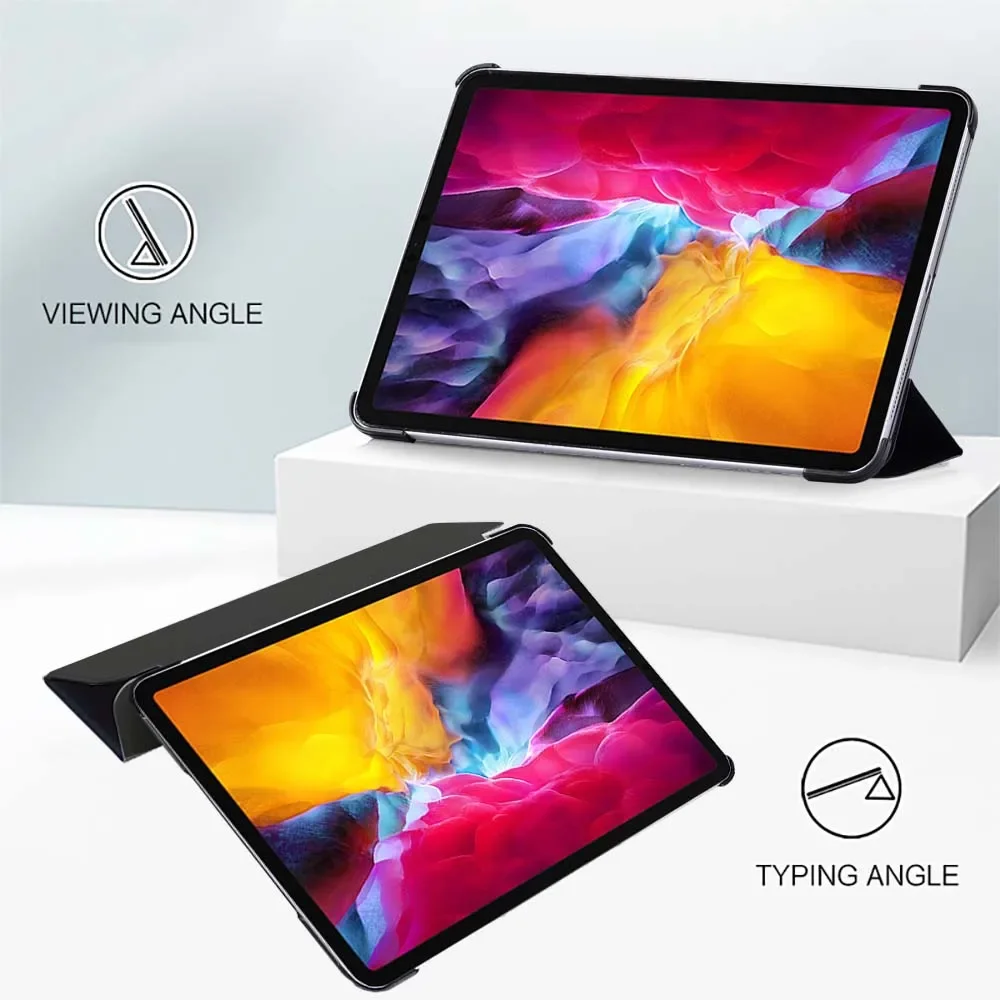 Умный чехол для Apple iPad Air 4 10 9 дюйма/Pro 11 2018 2020 2021 тройная подставка с магнитным