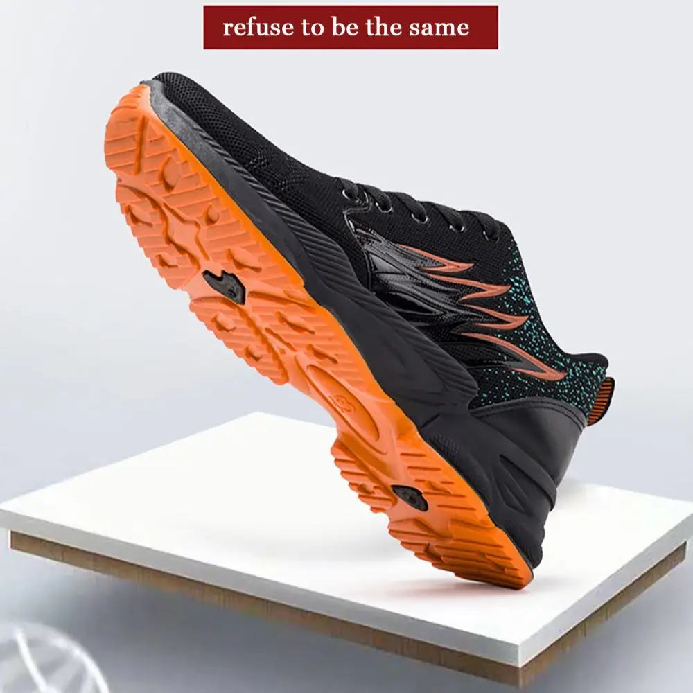 2022 Running Shoes For Men Sneakers Fashion Flying Woven Breathable Anti Skid Outdoor Gym Jogging Sports Shoes Athletic Trainers