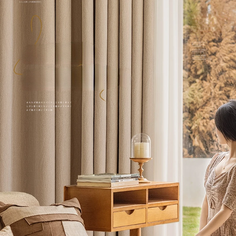 Рисунок 3 - Японские хлопчатобумажные льняные шторы для гостиной