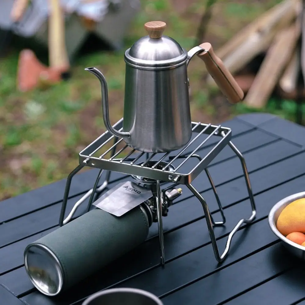 Портативная мини-стойка для гриля барбекю регулируемая уличная подставка из