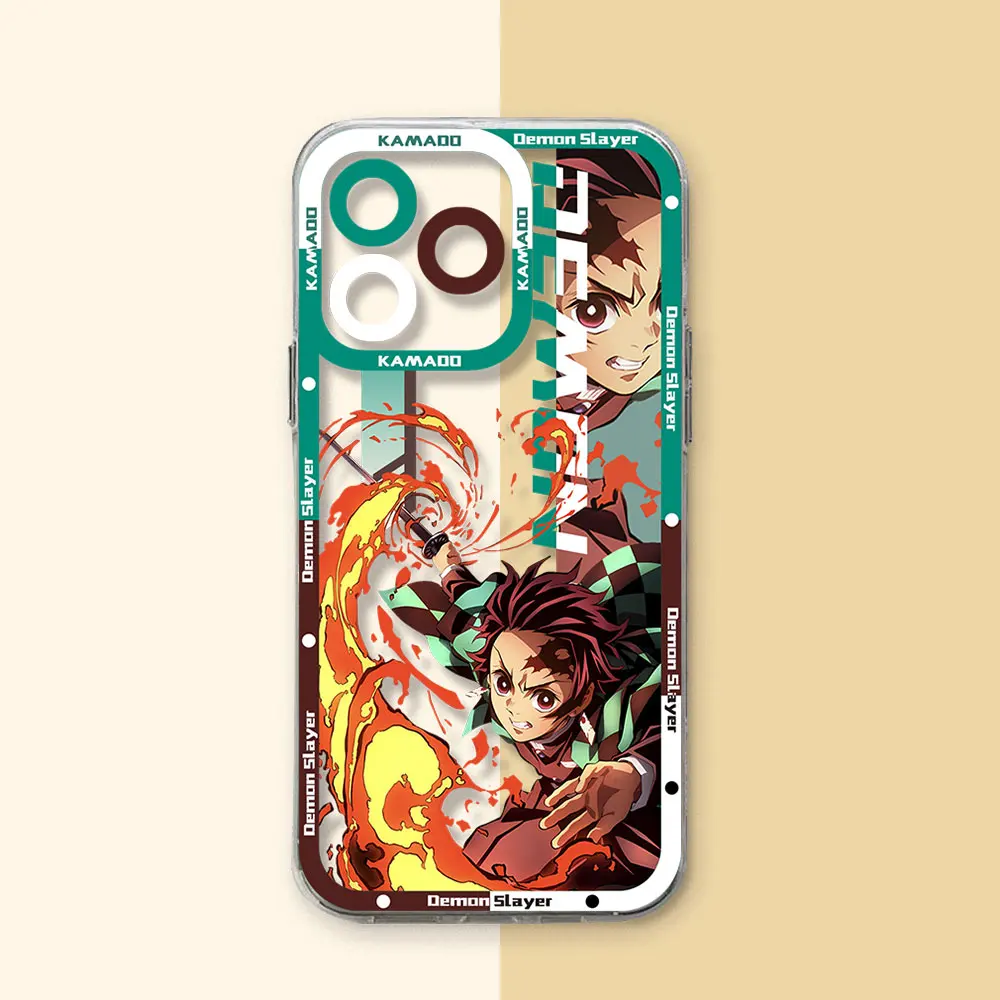 Прозрачный чехол Anime Cool New Demon Slayer для Samsung A73 A72 A71 A55 A52 A51 A50 A35 A33 A32 A31 A30 A24 A23 A22 A13 A12 A05 5G