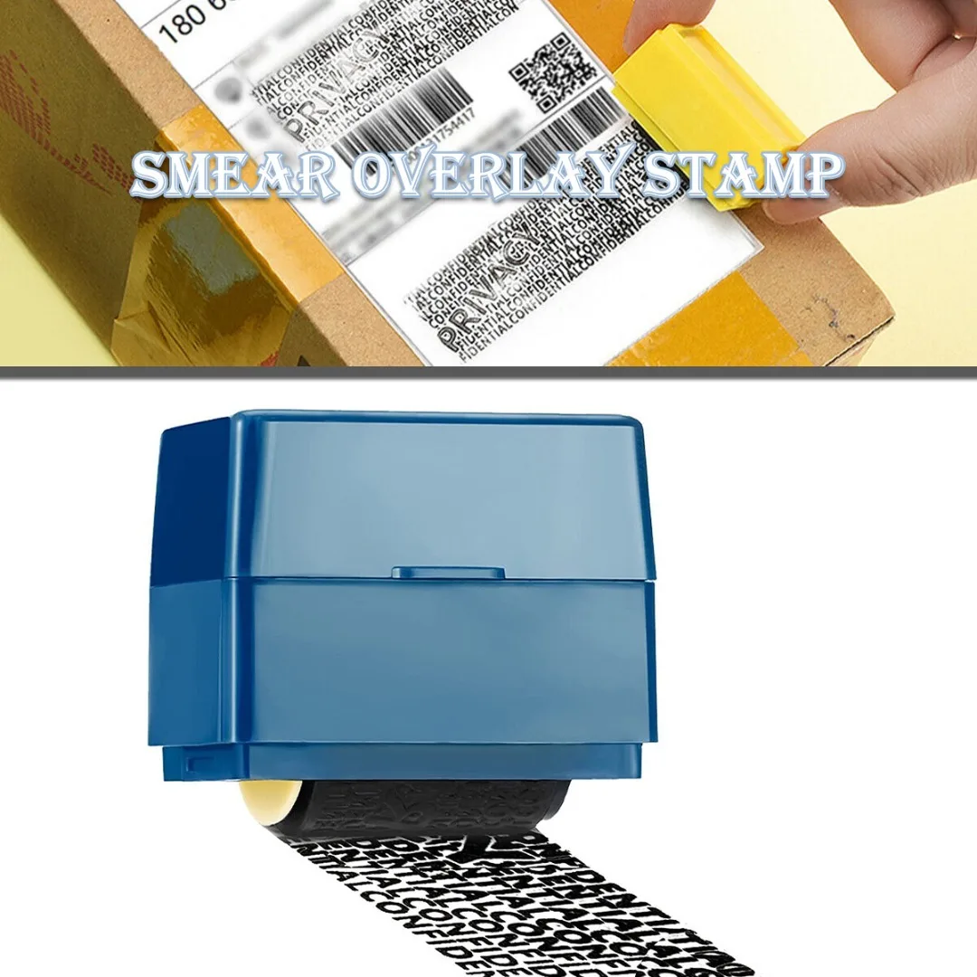 

Brand New Style Plastic ID Theft Protection Roller Stamp Security Data Defender Confidential Roller Covering Private Documents