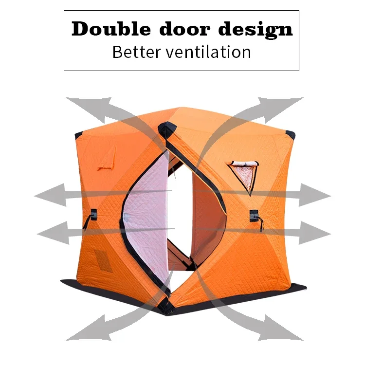2022 высококачественное укрытие для зимней рыбалки на 3-4 человека выдвижная