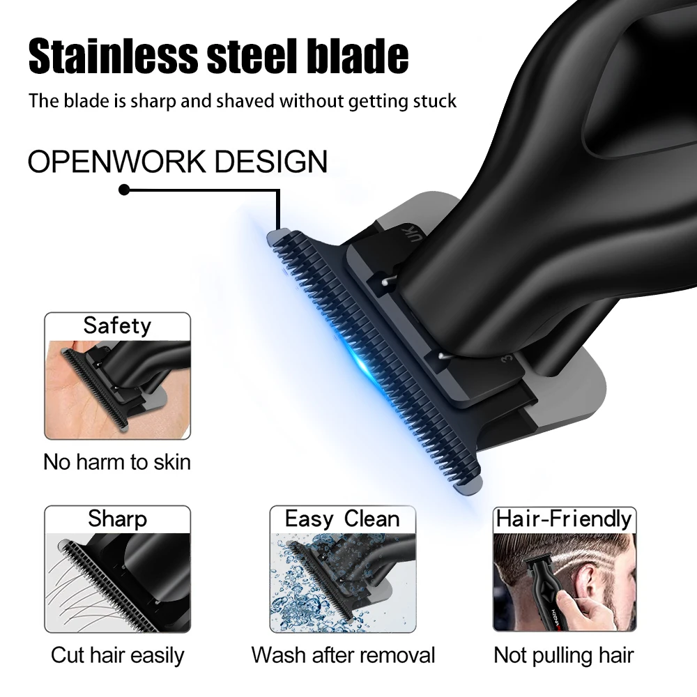 Профессиональный мужской набор электрических машинок для стрижки волос