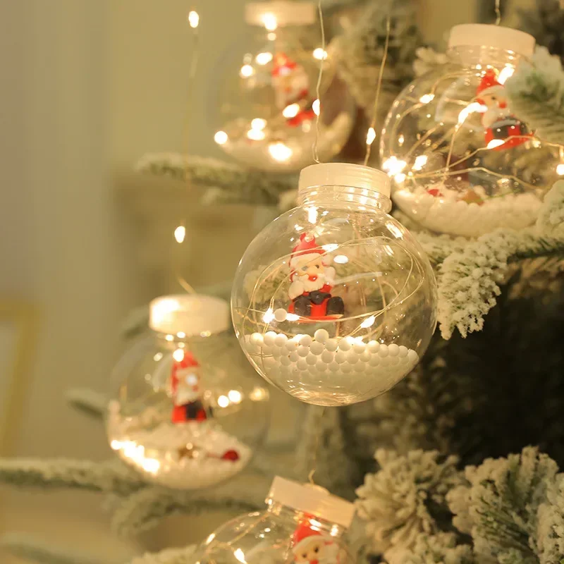 

Navidad LED Christmas Ball Fairy Curtain String Lights Outdoor Indoor Festoon Garland Lamp Home Room Party Wedding Decoration