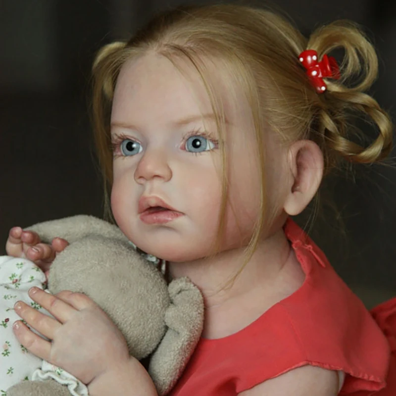 

25Inches Reborn Blank Kits ISABELLA Doll Toddler Princess Girl Soft Touch Unfinished Doll Parts Drop Shipping