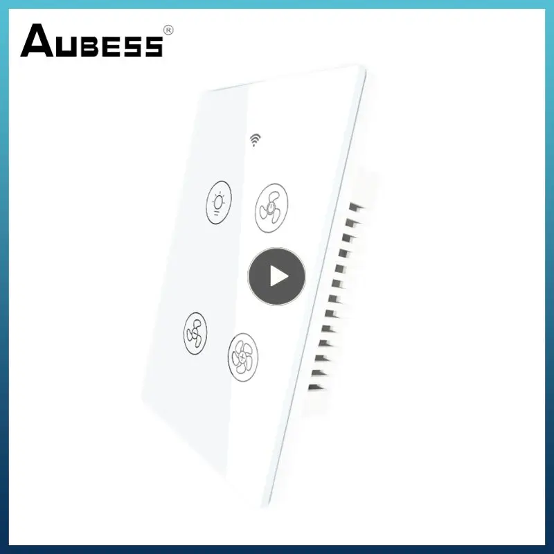 

Rf433 Smart Switch Work With Alexa Google Home Smart Ceiling Fan Light Switch Smart Life 2/3 Way Control Wifi Switch Smart Home