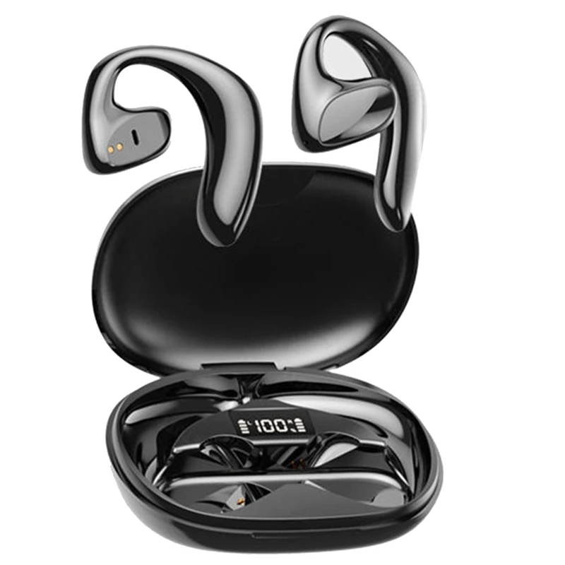 

5.1 Air Conduction Bluetooth Headphones Noise Reduction Sports Waterproof Wireless Earphones With Mic Ear Hooks Headsets
