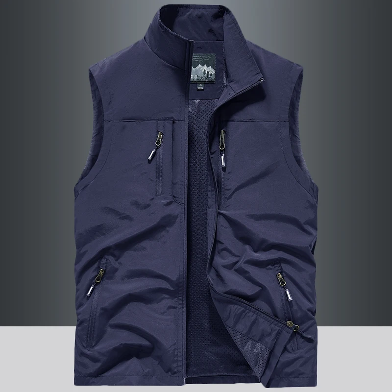 Осенний уличный жилет мужской весенне-осенний жилет-карго с несколькими
