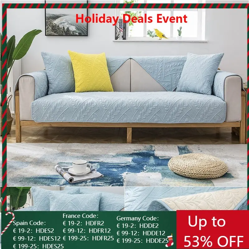 

Jacquard Dog Pet Sofa Mat Anti Slip Sofa Towel Removable Couch Mats Cat Scratch Sofa Covers for Living Room Furniture Protector