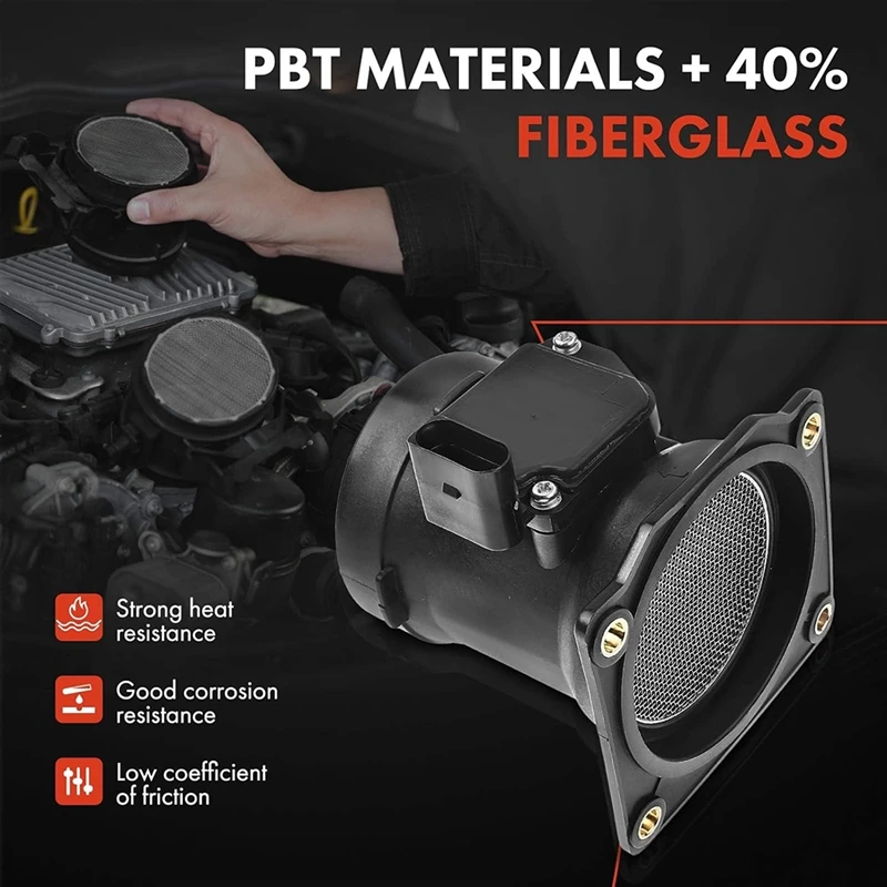 Автомобильный датчик массового расхода воздуха MAF 8ET009142-241 для A4 2000-2001 8ET009142241