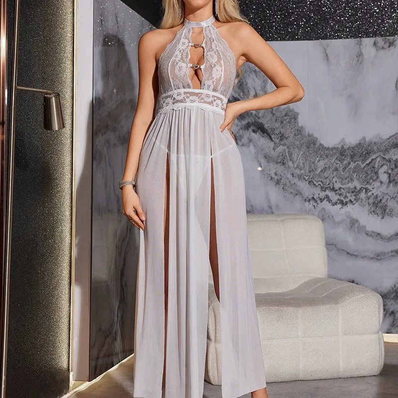 Женские платья с выдолбленным разрезом длинная юбка ночное платье женское