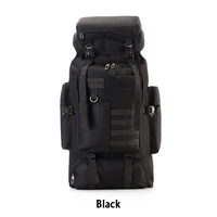 outdoor military rucksacks oxford fabric waterproof tactical backpack sports camping hiking trekking fishing hunting bags 80l