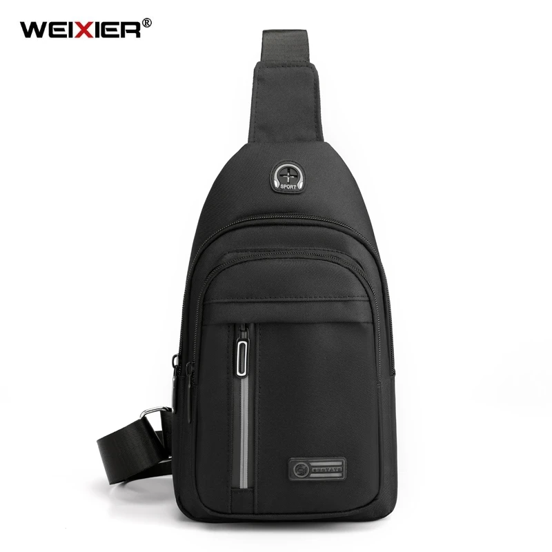 9 Options Men Casual Multifunction Chest Bag Shoulder Bags Crossbody Bags Men Chest Bag School Summer Short Trip Messengers Bag