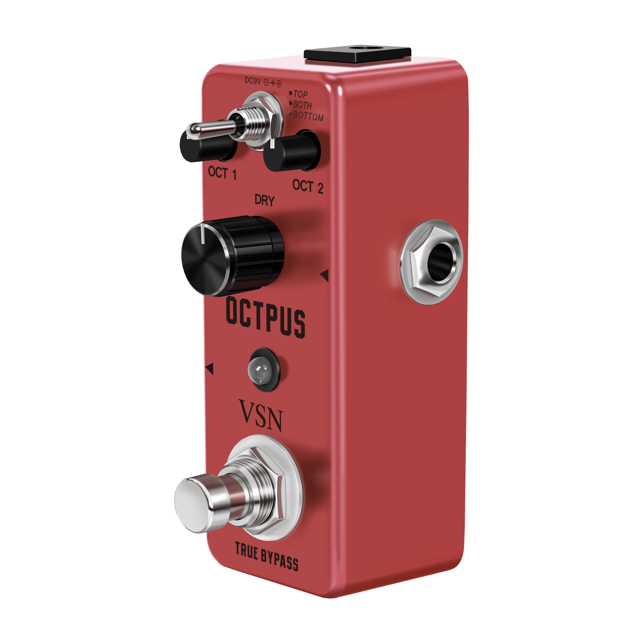 VSN LEF-3806 Pure Octpus Guitar Pedal Electric Guitars Digital Octave Pedal 11 Different Octaves Modes Precise Polyphonic Oct