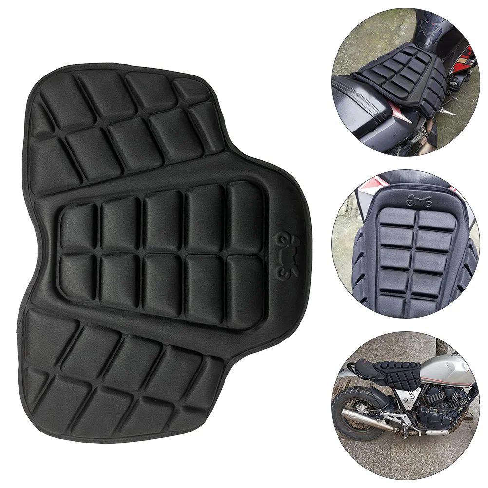 

Saddle Motorbike Seat Cushion Pad Motorcycle Shock-absorption Durable The Interior Is Filled Foam Sponge