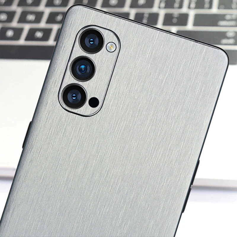 Фото Металлическая Наклейка на заднюю панель телефона для OPPO Find X5 Pro X3 Lite X2 Neo Reno3 4G 3 Pro зерновая наклейка 3 Youth Reno A Z №2