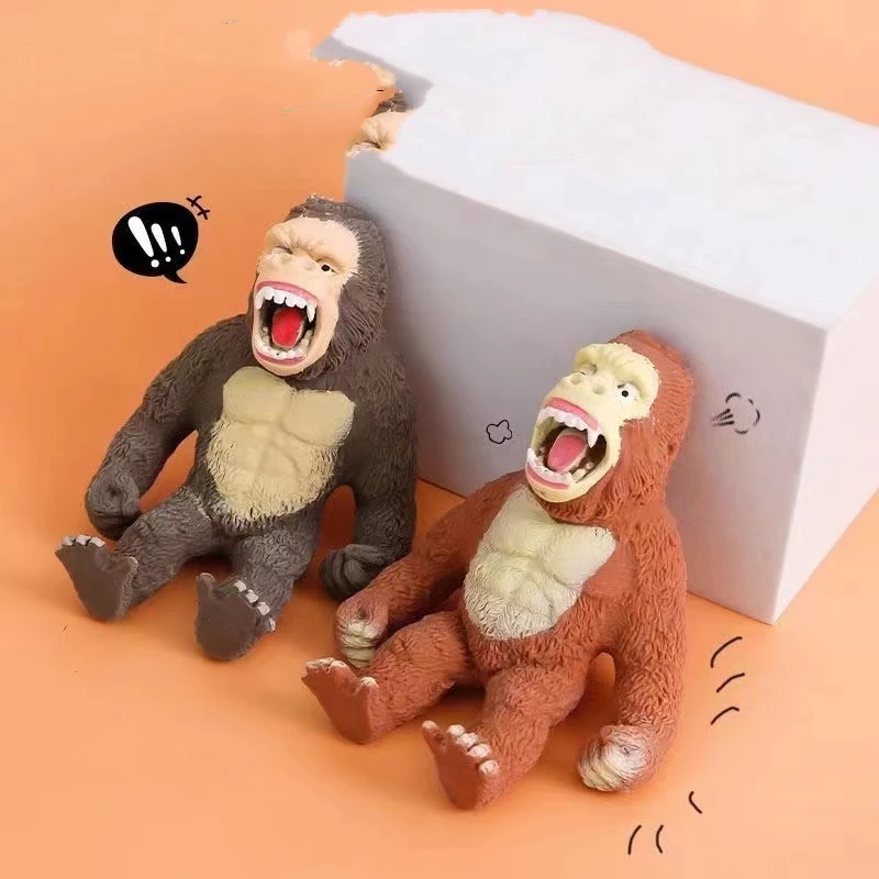 

Новая игрушка Gorilla Release, новая необычная игрушка, зажим, сброс музыки, сброс давления, медленно восстанавливает форму, детские игрушки