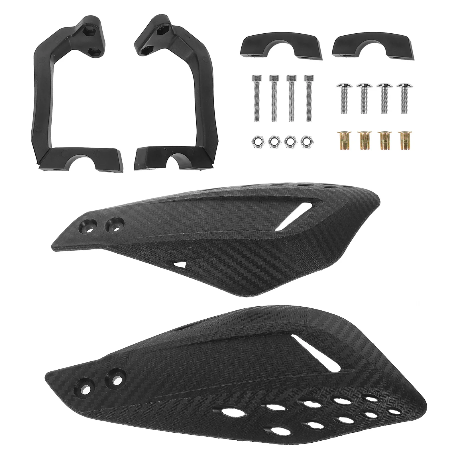 

2 Pcs Motorcycle Handle Bike Grips Windproof Handlebar Guard Protection Gear Refit Motorbike Guards Pp Plastic Cover Accessory