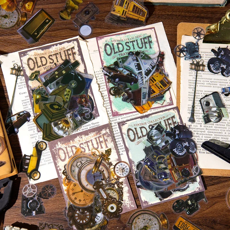 40 листов наклеек заметки материал огня пленка декоративный фон дневник базовая