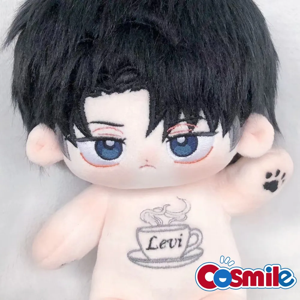 

Аниме атака на Титанов Levi · Ackerman 20 см, плюшевая кукла, сумка для игрушек, аксессуары, милый Косплей C